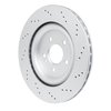 Hi-Carbon Alloy Geomet-Coated Drilled Rotor, Fits Select Mercedes-Benz, Position: Rear - image 4