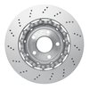 Hi-Carbon Alloy Geomet-Coated Drilled Rotor, 2007-2008 Audi/Porsche/Volkswagen, Position: Rear Right - image 2