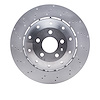 Hi-Carbon Alloy Geomet-Coated Drilled Rotor, 2008-2012 Audi/Porsche/Volkswagen, Position: Rear - image 1