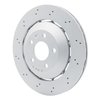 Hi-Carbon Alloy Geomet-Coated Drilled Rotor, 2013-2015 Audi/Porsche/Volkswagen, Position: Rear - image 2