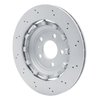 Hi-Carbon Alloy Geomet-Coated Drilled Rotor, 2013-2015 Audi/Porsche/Volkswagen, Position: Rear - image 4