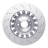 Hi-Carbon Alloy Geomet-Coated Drilled Rotor, 2012-2013 Audi/Porsche/Volkswagen, Position: Front - image 1