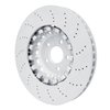 Hi-Carbon Alloy Geomet-Coated Drilled Rotor, Fits Select Audi/Porsche/Volkswagen, Position: Front - image 4