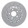 Hi-Carbon Alloy Geomet-Coated Drilled Rotor, Fits Select Audi/Porsche/Volkswagen, Position: Rear