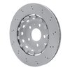 Hi-Carbon Alloy Geomet-Coated Drilled Rotor, Fits Select Audi/Porsche/Volkswagen, Position: Rear - image 4