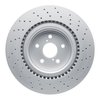 Hi-Carbon Alloy Geomet-Coated Drilled Rotor, 2008-2014 Lexus/Toyota/Scion, Position: Front - image 3