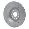 Hi-Carbon Alloy Geomet-Coated Drilled Rotor, 2017-2020 Maserati, Position: Rear - image 4
