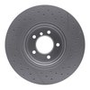 GeoSpec-Coated Drilled & Slotted Rotor, 2013-2013 BMW, Position: Front - image 2