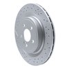 GeoSpec-Coated Drilled & Slotted Rotor, 2012-2020 Mercedes-Benz, Position: Rear - image 2