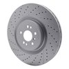 GeoSpec-Coated Drilled & Slotted Rotor, 2012-2019 Mercedes-Benz, Position: Front - image 3