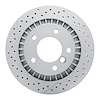 GeoSpec-Coated Drilled & Slotted Rotor, 2013-2018 Mercedes-Benz, Position: Rear