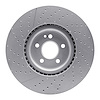 GeoSpec-Coated Drilled & Slotted Rotor, 2014-2019 Mercedes-Benz, Position: Front
