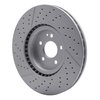GeoSpec-Coated Drilled & Slotted Rotor, 2014-2019 Mercedes-Benz, Position: Front - image 2