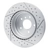 GeoSpec-Coated Dimpled & Slotted Rotor, 2013-2013 BMW, Position: Rear - image 4