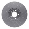 GeoSpec-Coated Dimpled & Slotted Rotor, 2012-2021 BMW, Position: Front - image 4