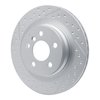 GeoSpec-Coated Dimpled & Slotted Rotor, 2017-2019 Mini, Position: Rear - image 2