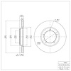 GeoSpec-Coated Rotor, 1967-1988 Audi/Porsche/Volkswagen, Position: Front