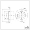 GeoSpec-Coated Rotor, 2003-2008 Kia/Hyundai/Genesis, Position: Rear