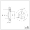 GeoSpec-Coated Rotor, 2007-2010 Kia/Hyundai/Genesis, Position: Front - image 1