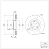 GeoSpec-Coated Rotor, 2009-2011 Kia/Hyundai/Genesis, Position: Front - image 1