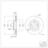 GeoSpec-Coated Rotor, 2010-2016 Kia/Hyundai/Genesis, Position: Front - image 1