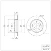 GeoSpec-Coated Rotor, Fits Select Kia/Hyundai/Genesis, Position: Rear - image 1