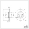 GeoSpec-Coated Rotor, 2007-2012 Kia/Hyundai/Genesis, Position: Front - image 1