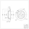 GeoSpec-Coated Rotor, 2007-2012 Kia/Hyundai/Genesis, Position: Rear - image 1