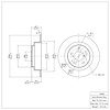 GeoSpec-Coated Rotor, 1990-2008 Fits Multiple Makes/Models, Position: Rear - image 1