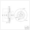 GeoSpec-Coated Rotor, 2005-2020 Subaru, Position: Front - image 1