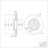 GeoSpec-Coated Rotor, 2005-2018 Subaru, Position: Front - image 1