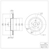 GeoSpec-Coated Rotor, Fits Select Subaru, Position: Rear - image 1