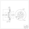 GeoSpec-Coated Rotor, 2001-2008 Fits Multiple Makes/Models, Position: Front - image 1