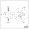 GeoSpec-Coated Rotor, 2017-2021 Alfa Romeo, Position: Front - image 1