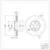 GeoSpec-Coated Rotor, 2010-2016 Volvo, Position: Front - image 1