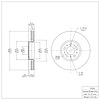 GeoSpec-Coated Rotor, 2003-2014 Volvo, Position: Front - image 1