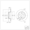 GeoSpec-Coated Rotor, 1991-1999 BMW, Position: Rear - image 1
