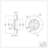 GeoSpec-Coated Rotor, 1991-2001 BMW, Position: Rear - image 1