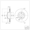 GeoSpec-Coated Rotor, 2012-2021 BMW, Position: Front - image 1