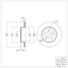 GeoSpec-Coated Rotor, Fits Select Mopar, Position: Rear - image 1