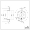 GeoSpec-Coated Rotor, 2007-2017 Fits Multiple Makes/Models, Position: Rear - image 1