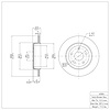 GeoSpec-Coated Rotor, Fits Select Mopar, Position: Rear - image 1