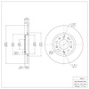 GeoSpec-Coated Rotor, Fits Select Mopar, Position: Rear - image 1