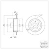 GeoSpec-Coated Rotor, 2007-2012 Mopar, Position: Rear - image 1