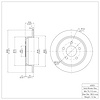 GeoSpec-Coated Rotor, 1993-1998 Mopar, Position: Rear - image 1