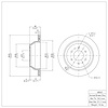 GeoSpec-Coated Rotor, 2002-2009 GM, Position: Rear - image 1