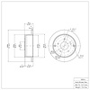 GeoSpec-Coated Rotor, 2004-2004 GM, Position: Rear - image 1