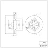 GeoSpec-Coated Rotor, 2005-2009 Ford/Lincoln/Mercury/Mazda, Position: Front - image 1