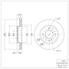 GeoSpec-Coated Rotor, 2011-2019 Ford/Lincoln/Mercury/Mazda, Position: Front