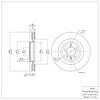GeoSpec-Coated Rotor, 2011-2014 Ford/Lincoln/Mercury/Mazda, Position: Front - image 1